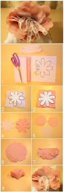 There are so many way you can use these simple flowers to decorate your garment or project. Bridal Diy Tulle Chiffon Fabric Flower Tutorial