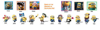 Minion Names Minion Characters Names Minion Names Minion Characters