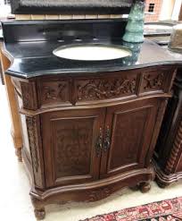33inch rogers vanity mahogany sink