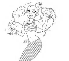 Mermaid coloring pages also teaches your kids a lot about coloring as they try to keep the colors within the borders of the pictures. Mermaid Coloring Pages
