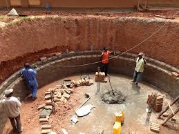 We Use Interlocking Bricks For The Walls Interlocking Bricks Underground Homes Water Tank