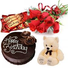 Gift Happy Birthday Cake And Flowers Special Combo Gifts Happy Birthday Chocolate Cake Send Birthday Gifts Birthday Gift Delivery