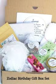 Zodiac Birthday Gift Box Set Happy Birthday Gift For Her Etsy Happy Birthday Gifts Zodiac Birthdays Birthday Gifts For Her