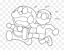 Doraemon nobita's time machine the great adventure. Coloring Book Doraemon Black And White Drawing Nobita And Shizuka Drawing Angle White Mammal Png Pngwing
