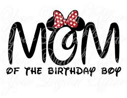 Download Mom Of The Birthday Boy Mickey Mouse Shop Clothing Shoes Online