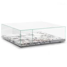 Contemporary & modern coffee tables. Contemporary Coffee Table V227 Aston Martin Glass Marble Base Rectangular