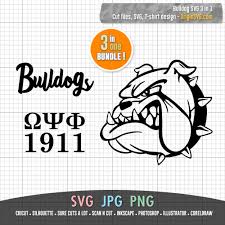 Free images of omega psi phi. Bulldog Svg 3 In 1 Bulldogs Text And Omega Psi Phi 1911 Origin Svg Art