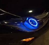 RGB Multi-Color LED Angel Eyes Halo Rings Kit For Scion FRS Subaru BRZ  Headlight