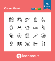 Download Cricket Game Icon Pack Available In Svg Png Eps Ai Icon Fonts In 2020 Cricket Games Game Icon Icon Pack