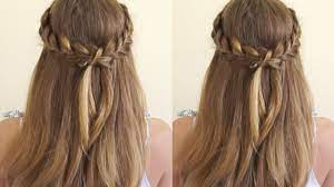 Half Up Crown Braid Quick Easy Hairstyle Youtube Braided Crown Hairstyles Half Up Hair Half Up Half Down Hair Prom