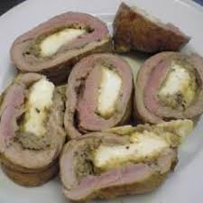 Schweinefiletroulade Mit Olivenpaste Und Mozzarella Gefullt Rezept In 2021 Schweine Filet Rezepte Fleischplatte