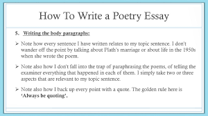 Fjuhsdlibs, poetry and poets, culina and weaver. How To Write A Poetry Essay Ppt Download