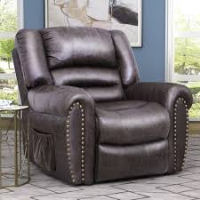 Affordable recliners and chairs at aaron's. Red Barrel Studio Jordan James 41 Wide Faux Leather Power Recliner Wayfair