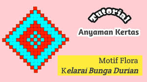 Lukisan dari serat pelepah daun pisang merupakan salah satu bentuk pengolahan serat alami bernilai seni dan bernilai ekonomis yang tinggi. Kreasi Membuat Anyaman Kertas Motif Flora Kelarai Bunga Durian Youtube