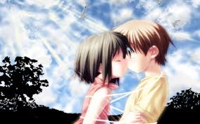 Desconocido Fondos De Pantalla Fondos De Escritorio 1280x800 Id 156141 Anime Couple Kiss Anime Child Anime Love