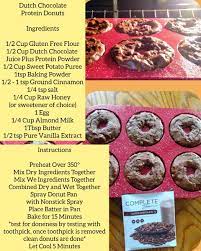 Dutch Chocolate Protein Donuts Protein Donuts Juice Plus Chocolate Protein