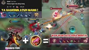 FRANCO FOX MODE HYPERCARRY, MUSUH AUTO KENA MENTAL WKWK