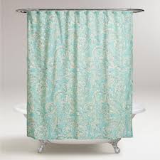 Aqua Floral Adelaide Shower Curtain Holiday Shower Curtains Floral Shower Curtains Blue Shower Curtains
