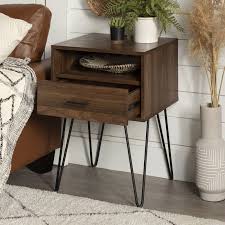 End Table With Storage In 2020 End Tables With Storage Modern Side Table Bedside Table Contemporary