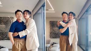 Tons of awesome bts desktop hd 2020 wallpapers to download for free. Netizens Can T Get Over How Cute Psy And Bts S V Are In Recent Photos Of The Two World Stars Allkpop