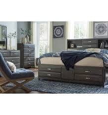 Designer elements are evident from every angle in the caitbrook nightstand. Ashley Caitbrook Two Drawer Nightstand