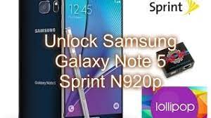 Latest deals popular stories hot phones oneplus 9 samsung g. Unlock Samsung Galaxy Note 5 Sprint N920p 5 1 1 Con Z3x Box Youtube