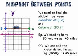 Coordinate geometry worksheet for students and children. Midpoint Between Two Points Passy World Of Mathematics Find The Math Worksheets Find The Midpoint Math Worksheets Worksheets Multiplication By 5 Worksheets Puzzles For School Students With Answers Equal Fractions Worksheets Prac