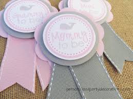 Nautical baby shower cellophane bags; Whale Theme Baby Shower Mom To Be Pin