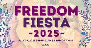 ✨Freedom Fiesta 2025✨ Date and Time (Rain or Shine): July 19, 2025 6:00  P.M. to 11:00 P.M. Location: Kuna Greenbelt Area behind City Hall S End of  Ave E Kuna, ID 83634
