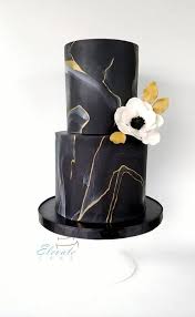 Black And Gold Marble Cake Black And Gold Marble Cake Black And Gold Birthday Cake Black And Gold Cake Blackberry Cake