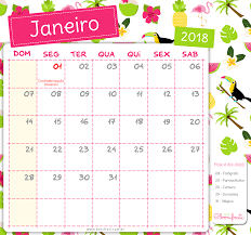 Calendário De Dezembro De 2018 E Janeiro De 2019 01 Bonifrati Calendario Janeiro 2018 Pascoa Para Criancas Planner Calendario Criativo