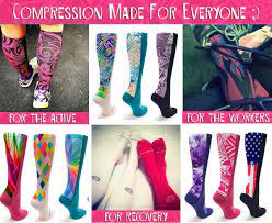 Crazy Compression Powered By Network Solutions Nurse Compression Socks Compression Socks Athletic Compression Socks