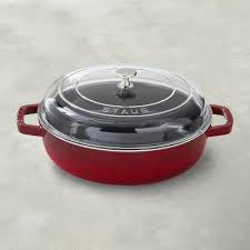Staub Universal Deluxe Pan Cherry Products Cast Iron