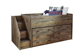 Entertain a rugged yet refined sense of style with the trinell entertainment center. Trinell Twin Loft Bed With 6 Drawer Storage Hampton Furniture Anderson Sc Furniture Mattress Store