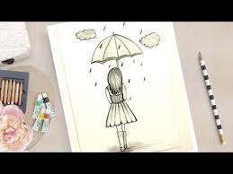 Hubs, and we have four kids. How To Draw A Girl With Umbrella Very Easy Easy Drawing For Girls Youtube In 2021 Drawing Tutorial Easy Easy Drawings Drawings