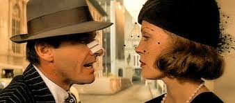 Jack Nicholson and Faye Dunaway in Chinatown (1974)  www.vintagehollywoodnouveau.com #jacknicholson #fayedunaway #chinatown  #vintagehollywoodnouveau
