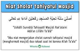 Check spelling or type a new query. Sholat Tahiyatul Masjid Bacaan Niat Waktu Dan Tata Caranya