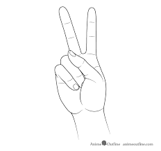 How To Draw Hand Poses Step By Step Animeoutline Pngkit selects 37 hd peace sign hand png images for free download. how to draw hand poses step by step