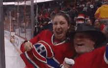 Roughly 2,000 spectators packed the corner of drummond street and avenue des montreal canadiens, outside the bell centre, to watch montreal's game 3 win over the vegas golden knights from screens inside madisons restaurant and la cage sports bar. Habs Win Gifs Tenor