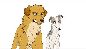 Lucky And Sweet By Rainie Painie On Deviantart Dog Animation Dog Art Dog Drawing