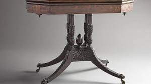 Table & 4 chairs chromsteel. Antique Table Identification Guide