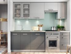 light grey kitchen wall cabinet with