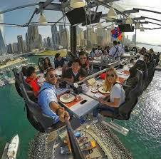 المطعم المعلق Dinner In The Sky دبي Amer Arslan عامر أرسلان فيسبوك