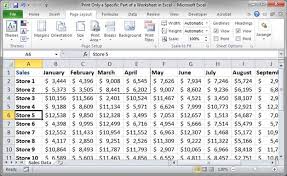 How to print each page of an excel worksheet on just one page. Print Only Specific Parts Of A Worksheet In Excel Teachexcel Com