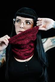 Knitting pattern inspired by Skyrim's Serana