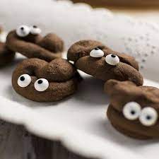 haufchenkekse kackkekse schokoladenmurbeteigrezept rezept rezept kekse lebensmittel essen rezepte