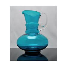 Free delivery and returns on ebay plus items for plus members. 1960s Art Glass Turquoise Jug Scandinavian Etsy Glass Art Glass Glass Jug