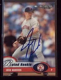 JOSH HANCOCK 2003 Donruss Autographed Baseball Card 42