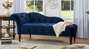 Samuel Tufted Chaise Lounge Right Arm Facing Navy Blue Tufted Chaise Lounge Chaise Lounge Chaise Lounge Bedroom