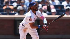 Starling Marte amidst trade talks